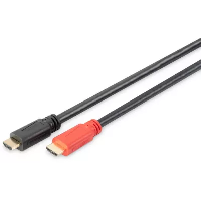 Кабель DIGITUS HDMI (M/M), 4K, High speed, активний, 10м, чорний (AK-330118-100-S)