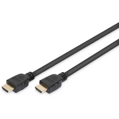 Кабель DIGITUS HDMI (M/M), 8K, Ultra High speed/Ethernet, 2м, чорний (AK-330124-020-S)