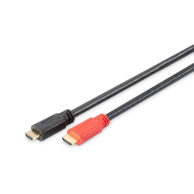 Кабель DIGITUS HDMI (M/M), High speed, активний, 15м, чорний (AK-330105-150-S)