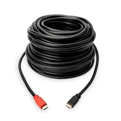 Кабель DIGITUS HDMI (M/M), High speed, активний, 15м, чорний (AK-330105-150-S)
