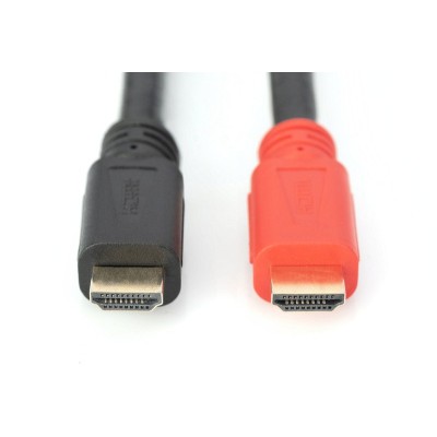 Кабель DIGITUS HDMI (M/M), High speed, активний, 15м, чорний (AK-330105-150-S)