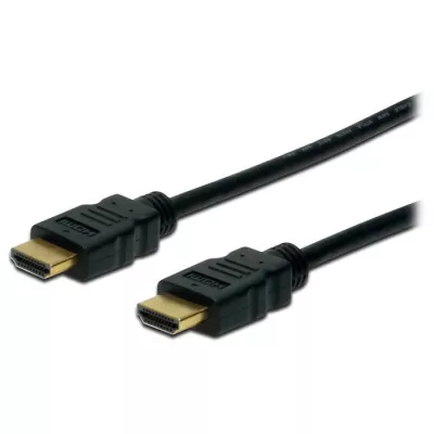 Кабель DIGITUS HDMI (M/M), High speed/Ethernet, 2м, чорний (AK-330114-020-S)