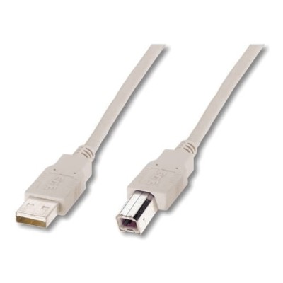 Кабель DIGITUS USB-A > USB-B синхронізації, 3м, бежевий (AK-300102-030-E)