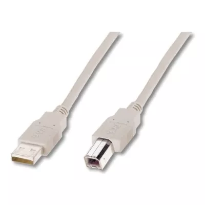 Кабель DIGITUS USB-A > USB-B синхронізації, 3м, бежевий (AK-300102-030-E)