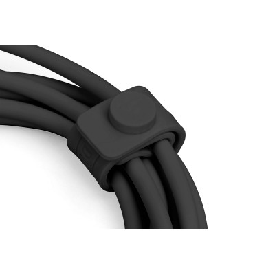 Кабель DIGITUS USB-C заряджання/синхронізації, USB 4.0 Gen 3, 40G, 240W, 8K, силіконовий, 1м, чорний (AK-300344-010-S)