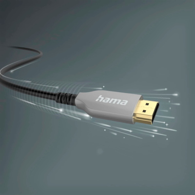 Кабель Hama HDMI (AM/AM), 10м, 4K, active, чорний (00205274)