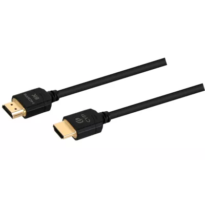 Кабель HDMI, Cypress CBL-H600-050, 8K certified, 5.0M, 26AWG Чорний