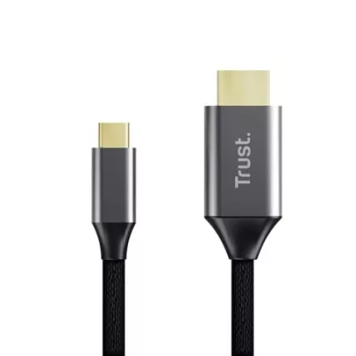 Кабель Trust Calyx USB-C to HDMI заряджання/синхронізації, чорний (25630_TRUST)