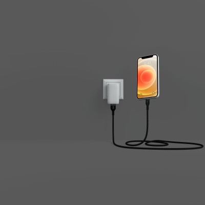 Кабель USB-A > Lightning заряджання/синхронізації Belkin 1м, плетений, силіконовий, з ремінцем на магніті, чорний (CAA010BT1MBK) Кабель USB-A > Lightning заряджання/синхронізації Belkin 1м, плетений, силіконовий, з ремінцем на магніті, чорний (CAA010BT1MBK)
