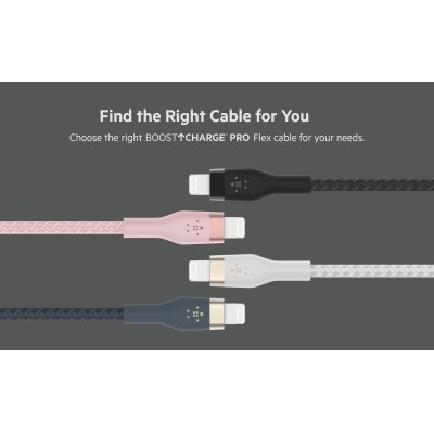 Кабель USB-A > Lightning заряджання/синхронізації Belkin 1м, плетений, силіконовий, з ремінцем на магніті, чорний (CAA010BT1MBK) Кабель USB-A > Lightning заряджання/синхронізації Belkin 1м, плетений, силіконовий, з ремінцем на магніті, чорний (CAA010BT1MBK)