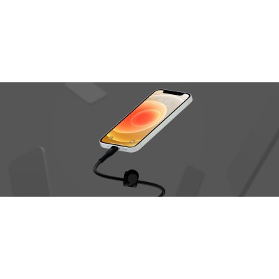 Кабель USB-A > Lightning заряджання/синхронізації Belkin 1м, плетений, силіконовий, з ремінцем на магніті, чорний (CAA010BT1MBK) Кабель USB-A > Lightning заряджання/синхронізації Belkin 1м, плетений, силіконовий, з ремінцем на магніті, чорний (CAA010BT1MBK)