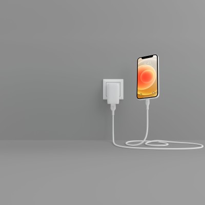 Кабель USB-A > Lightning заряджання/синхронізації Belkin 1м, силіконовий з кліпсою, білий (CAA008BT1MWH)