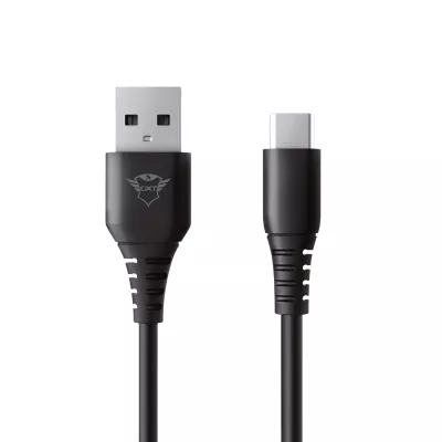 Кабель USB-C > Lightning заряджання/синхронізації Trust GXT 226 FOR PS5 3м, Type-C, чорний (24168_TRUST)