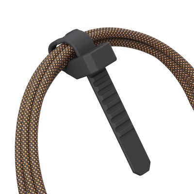 Кабель USB-C > USB-C 3.2 заряджання/синхронізації UAG 0.75м, 240Вт, Type-C, Rugged Double Braided Nylon, Black/Orange (9B4415114