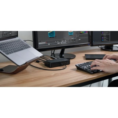Кабель USB-C > USB-C заряджання/синхронізації Belkin 0.8м, 100Вт, Type-C, USB4, 40Гбс, чорний (INZ001BT0.8MBK)