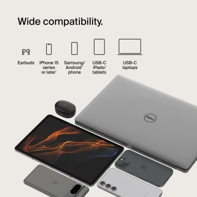 Кабель USB-C > USB-C заряджання/синхронізації Belkin 2м, 60Вт, Type-C, плетений, білий (CAB004BT2MWH)