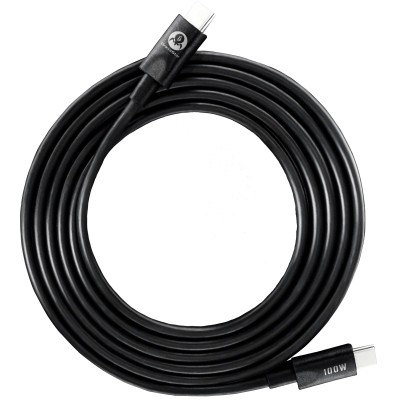 Кабель USB-C > USB-C заряджання/синхронізації GravaStar 1.5м, Type-C, 100w, чорний (GRAVASTARTC_BLK)