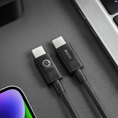 Кабель USB-C > USB-C заряджання/синхронізації GravaStar 1.5м, Type-C, 100w, чорний (GRAVASTARTC_BLK)
