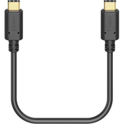 Кабель USB-С > USB-C заряджання/синхронізації Hama 1,5м, чорний (00086409)