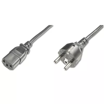 Кабель живлення DIGITUS Schuko > C13, 1.2м, чорний (AK-440110-012-S)