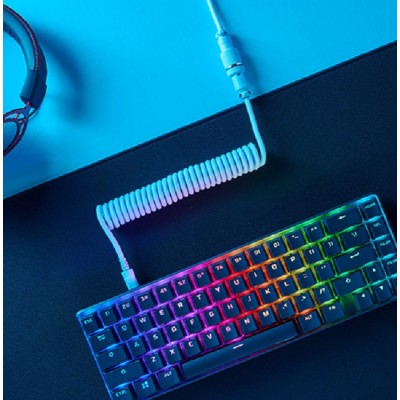 Кабель заряджання/синхронізації HyperX USB-A > USB-C, спіральний, 1.37м, сіро-чорний (6J679AA)