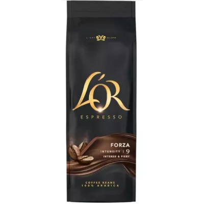 Кава L`OR зерна Espresso Forza, 500г, 100% арабіка