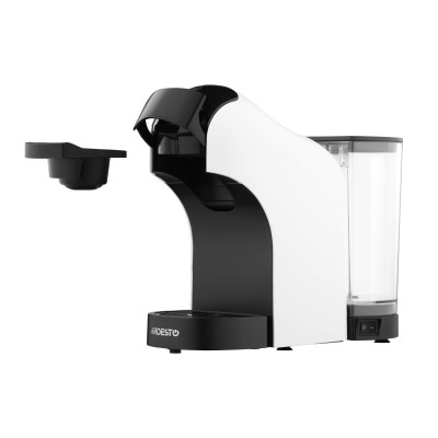 Кавоварка Ardesto капсульна, 0.8л, капсули Nespresso, Nescafe Dolce Gusto, мелена кава, сенсорне керування, білий (YCM-CNDE)
