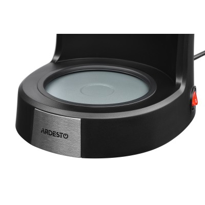 Кавоварка Ardesto крапельна 1.2л, мелена, чорно-сріблястий (FCM-D2100)