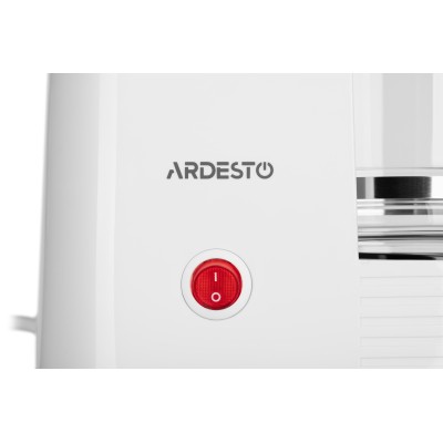 Кавоварка Ardesto крапельна White stripes 1.5л, мелена, біло-сірий (FCM-D17WG)