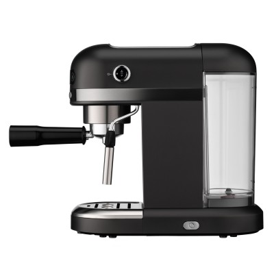 Кавоварка Ardesto ріжкова 1.4л, мелена, ручний капучинатор, підігрів чашок, чорний (YCM-E1502)