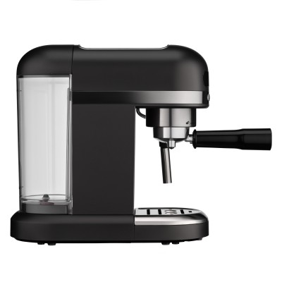 Кавоварка Ardesto ріжкова 1.4л, мелена, ручний капучинатор, підігрів чашок, чорний (YCM-E1502)