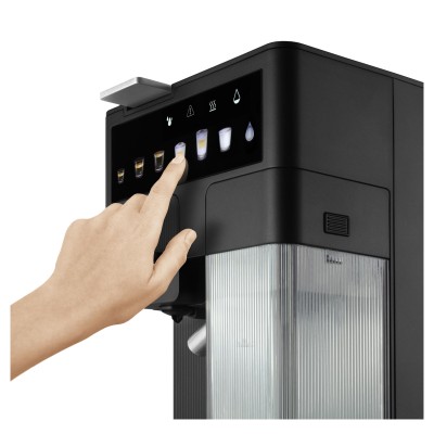 Кавоварка Catler капсульна Renzo 1.6л, капсули, мелена кава, сенсорне керування, автоматичний капучинатор, чорний (ES751BRENZO)