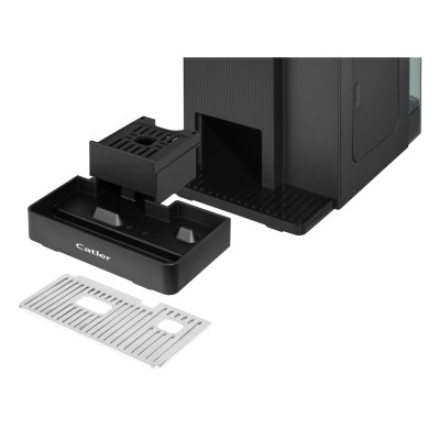 Кавоварка Catler капсульна Renzo 1.6л, капсули, мелена кава, сенсорне керування, автоматичний капучинатор, чорний (ES751BRENZO)