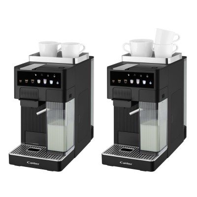 Кавоварка Catler капсульна Renzo 1.6л, капсули, мелена кава, сенсорне керування, автоматичний капучинатор, чорний (ES751BRENZO)
