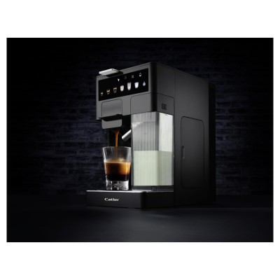 Кавоварка Catler капсульна Renzo 1.6л, капсули, мелена кава, сенсорне керування, автоматичний капучинатор, чорний (ES751BRENZO)