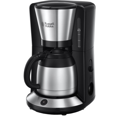Кавоварка Russell Hobbs крапельна Adventure, 1л, мелена, чорно-сріблястий (24020-56)