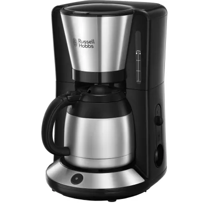 Кавоварка Russell Hobbs крапельна Adventure, 1л, мелена, чорно-сріблястий (24020-56)