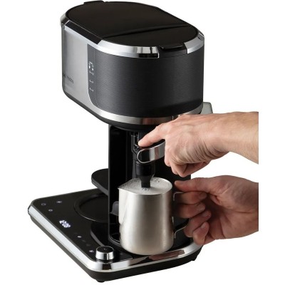 Кавоварка Russell Hobbs крапельна Attentiv Coffee Bar 1.5л, мелена, LED-дисплей, чорно-метал (26230-56)