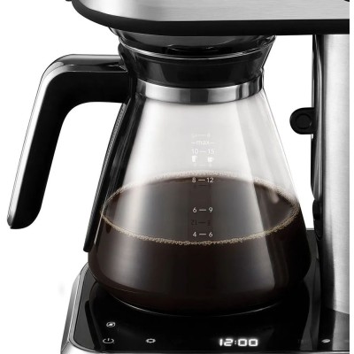 Кавоварка Russell Hobbs крапельна Attentiv Coffee Bar 1.5л, мелена, LED-дисплей, чорно-метал (26230-56)