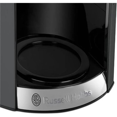 Кавоварка Russell Hobbs крапельна Matte Black, 1.8л, мелена, LED-дисплей, чорний (26160-56)