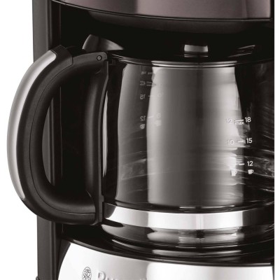 Кавоварка Russell Hobbs крапельна Matte Black, 1.8л, мелена, LED-дисплей, чорний (26160-56)