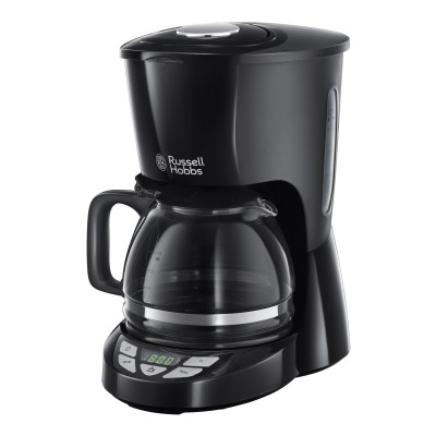Кавоварка Russell Hobbs крапельна Textures Plus 1.25л, мелена, чорний (22620-56)