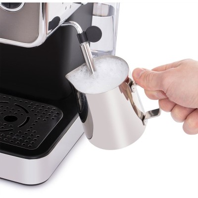 Кавоварка Russell Hobbs ріжкова Distinctions Titanium 1.1л, мелена + чалди, сріблястий (26452-56)