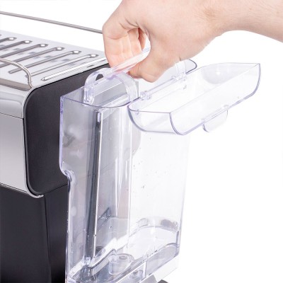 Кавоварка Russell Hobbs ріжкова Distinctions Titanium 1.1л, мелена + чалди, сріблястий (26452-56)