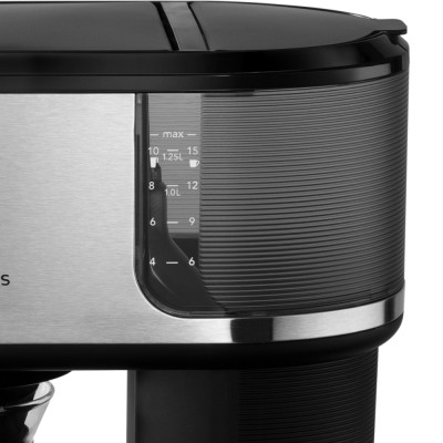 Кавоварка Russell Hobbs  Attentiv, 1.25л, мелена, чорно-срібний (26840-56)