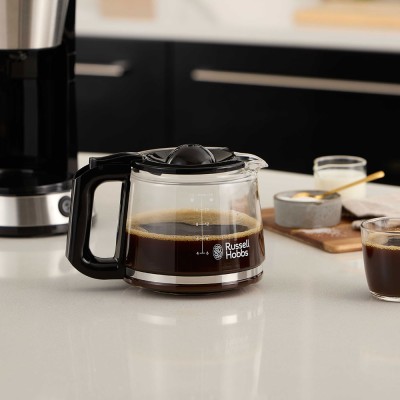 Кавоварка Russell Hobbs Heaton, 1.25л, мелена, чорно-срібний (27400-56)