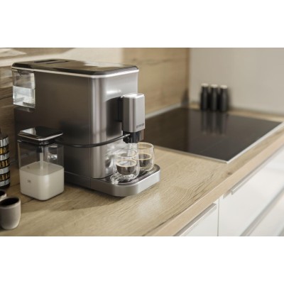 Кавомашина Gorenje, 1,5л, зерно, автомат.капучинатор, дисплей, авторецептів - 7, сенcор.керування, антрацит (GFACM20S)