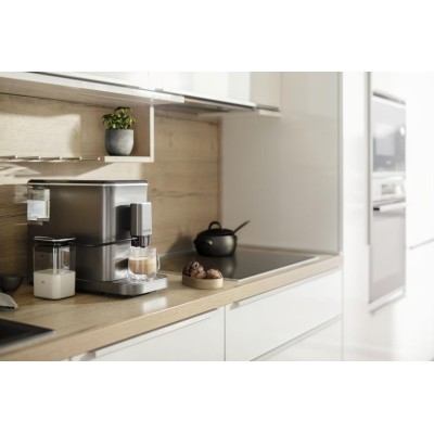 Кавомашина Gorenje, 1,5л, зерно, автомат.капучинатор, дисплей, авторецептів - 7, сенcор.керування, антрацит (GFACM20S)