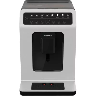 Кавомашина Krups Evidence Eco-Design 2.3л, зерно, автомат.капучинатор, LED - дисплей, аторец. - 8, сенсор.керування, чорно-білий