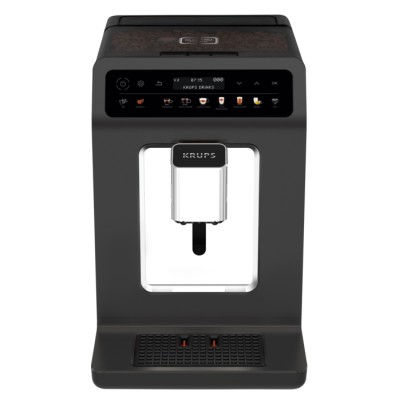 Кавомашина Krups Evidence One 2.3л, зерно, автомат.капучинатор, ОLED диспл, аторец. - 17, свій рецепт, графіт (EA895N10)